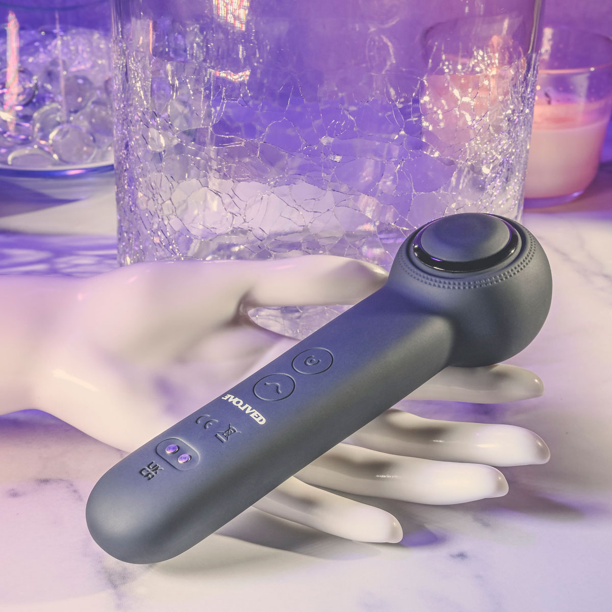 Estimulador de Clitóris em Silicone com 7 Modos de Pulsação e Carregamento Via USB Magnético - Evolved I Wander | 16,5 x 5,7 cm - 5