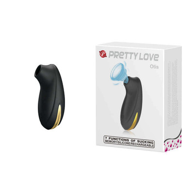 Estimulador de Clítoris em Silicone com 7 Modos de Sucção, Função de Auto Limpeza e Função Memória - Pretty Love Otis | 10,3 x 3,8 cm