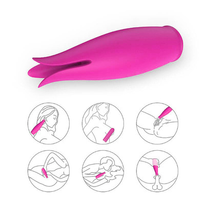 Foto 5 do produto Estimulador de Clítoris em Silicone com Cápsula Recarregável e 9 Níveis de Vibração - S-Hande Bud | 10,5 x 3,1 cm | Disponível em 2 Cores