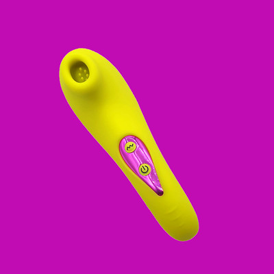 Foto 2 do produto Estimulador de Clitóris em Silicone com Cerdas Massageadoras, 10 Modos de Pulsação e Recarregável - Intt Toys Euphoria Collors