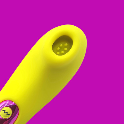 Foto 3 do produto Estimulador de Clitóris em Silicone com Cerdas Massageadoras, 10 Modos de Pulsação e Recarregável - Intt Toys Euphoria Collors