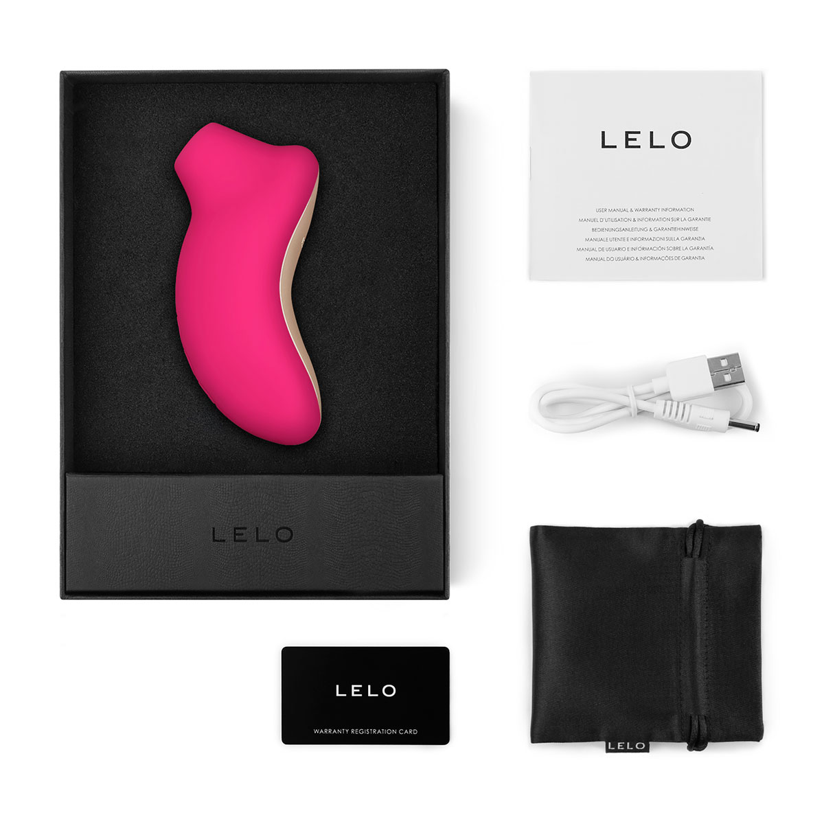 Estimulador de Clitóris em Silicone Cirúrgico com Design Ergonômico, 8 Modos de Pulsação e Carregamento Via Cabo USB - LELO Sona | Disponível em 3 Cores - 12