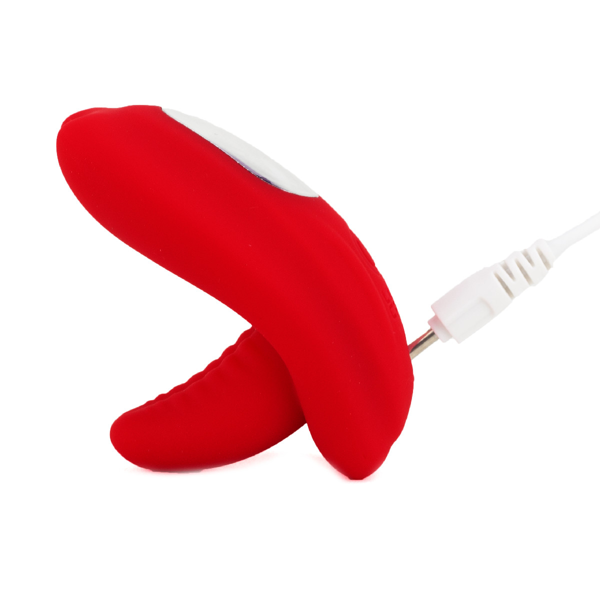 Estimulador em Silicone no Formato Boca com Língua, 9 Modos de Vibração, Controle por App e Carregamento via USB - 7,7 x 3,9 cm - 5