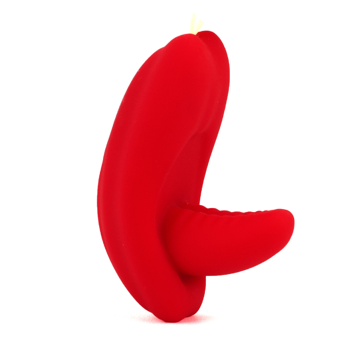 Estimulador em Silicone no Formato Boca com Língua, 9 Modos de Vibração, Controle por App e Carregamento via USB - 7,7 x 3,9 cm - 2