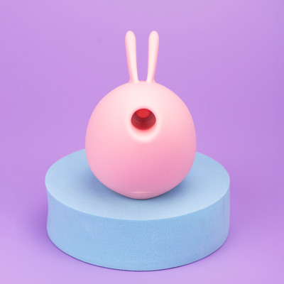 Foto 3 do produto Estimulador de Clitóris em Silicone com Formato de Coelho, Recarregável via USB, 10 Modos de Pulsação e Vibração - Honey Boc