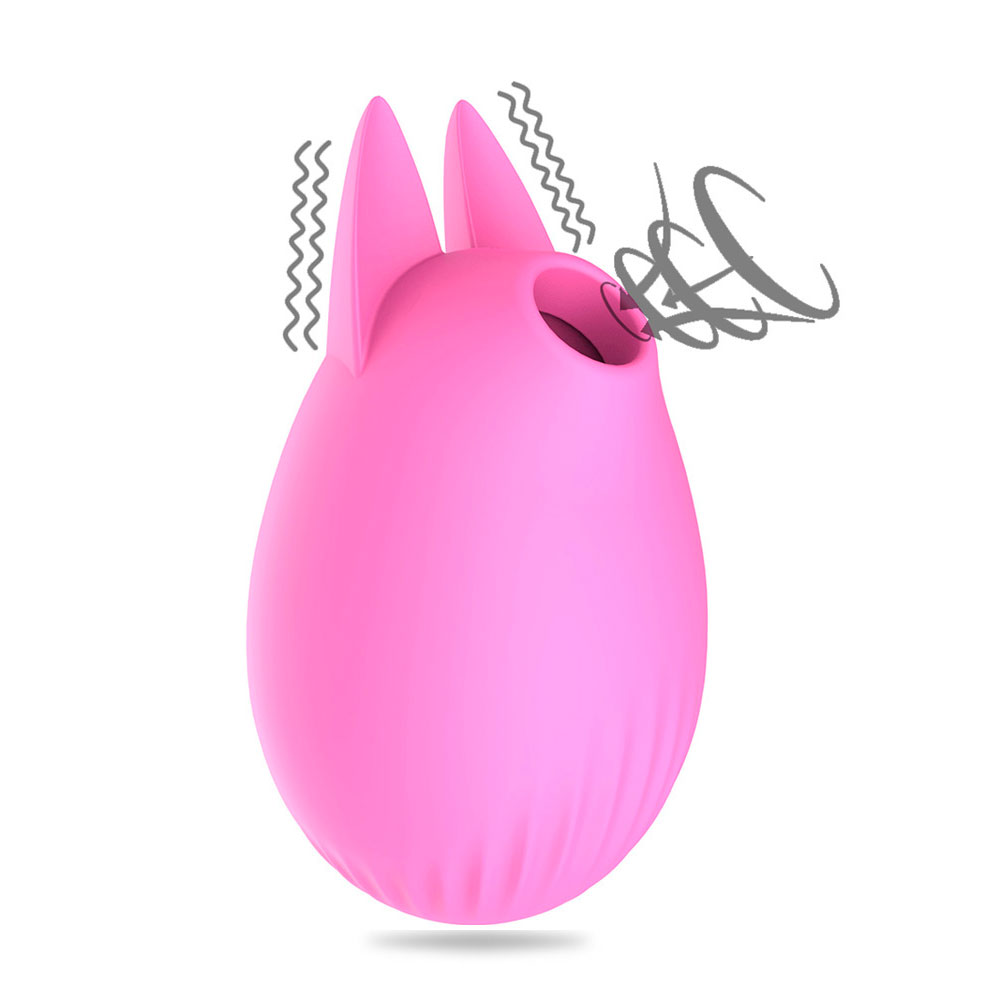 Estimulador de Clitóris em Silicone com Formato de Gatinho, Recarregável, 3 Níveis de Sucção e Vibração - Nv Toys Martie | Disponível em 3 Cores - 2