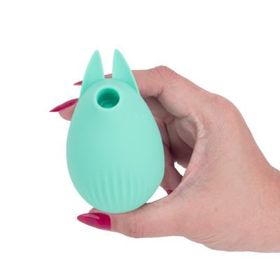 Estimulador de Clitóris em Silicone com Formato de Gatinho, Recarregável, 3 Níveis de Sucção e Vibração - Nv Toys Martie | Disponível em 3 Cores