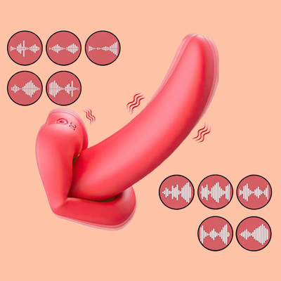 Foto 5 do produto Estimulador de Clitóris em Silicone no Formato de Língua com 10 Modos de Vibração, Carregamento via USB e Controle Remoto Sem Fio - Tongue Vibrator | 6 x 2,5 cm