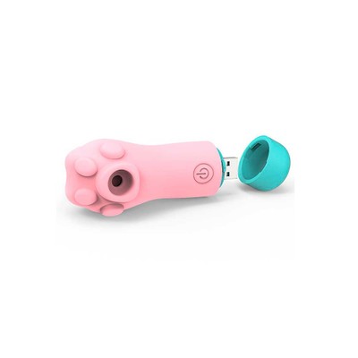 Estimulador de Clitóris em Silicone com Formato de Patinha, 10 Modos de Pulsação e Recarregável - Sexy Import | 10 x 4 cm