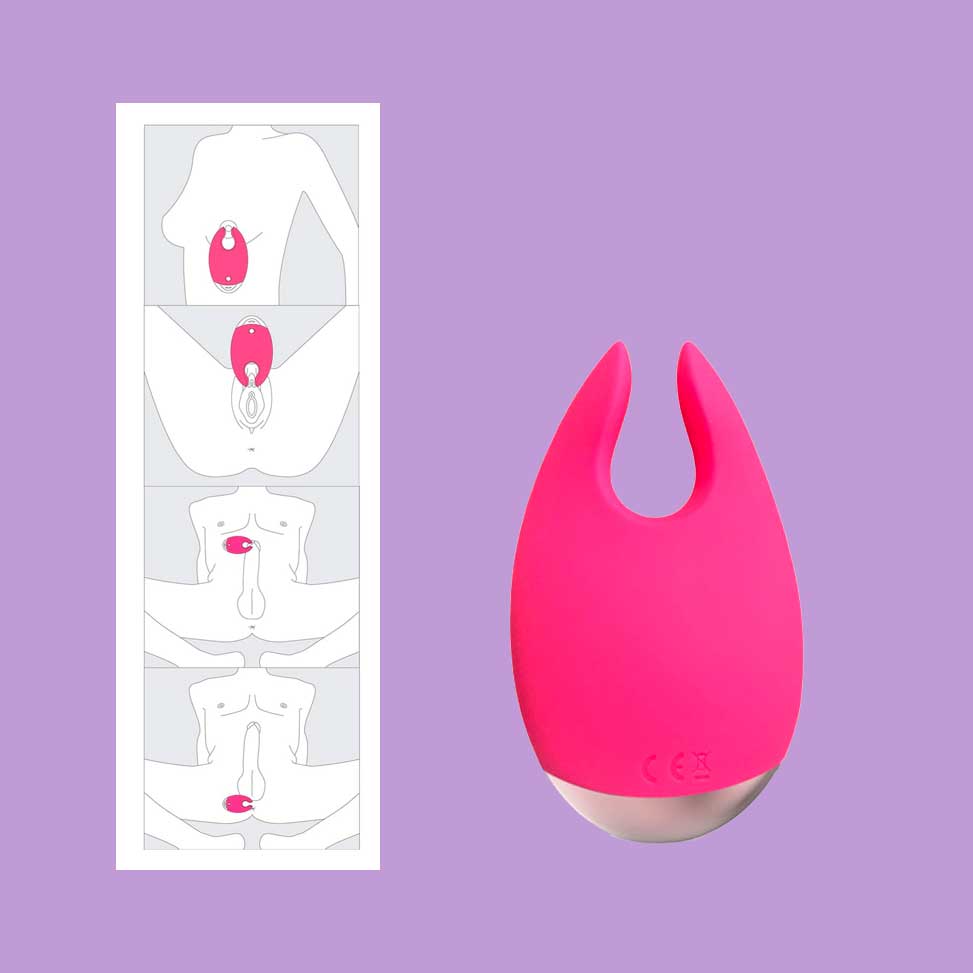 Estimulador de Clitóris em Silicone com Ponta Bifurcada, 10 Modos de Vibração, Resistente À Água e Recarregável - Good Vibe Toys - 3