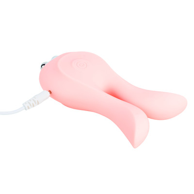 Foto 11 do produto Estimulador de Clitóris em Silicone com Ponta Dupla Massageadoras, 10 Modos de Vibração e Recarregável - Lilo Happy Rabbit | 12 x 5,8 cm | Disponível em 4 Cores