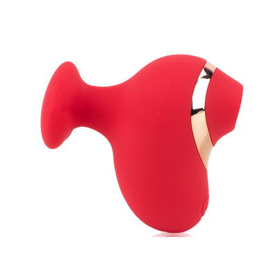 Foto 4 do produto Estimulador de Clitóris com Suporte em Formato de Coração, 10 Modos de Pulsação e Recarregável - Loving Heart Bump Orgasm | 6,6 x 3,8 cm
