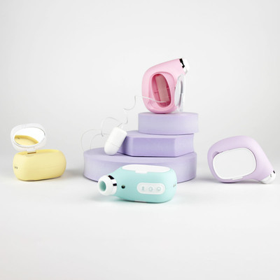 Estimulador de Clítoris com 10 Modos de Pulsação, Bullet com Fio e 10 Tipos de Vibração, Lanterna e Recarregável - Topo Toys Mirror | Disponível em 4 Cores