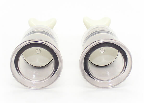 Estimulador Duplo de Mamilos com Sucção em Acrílico - 6 x 3 cm - 2