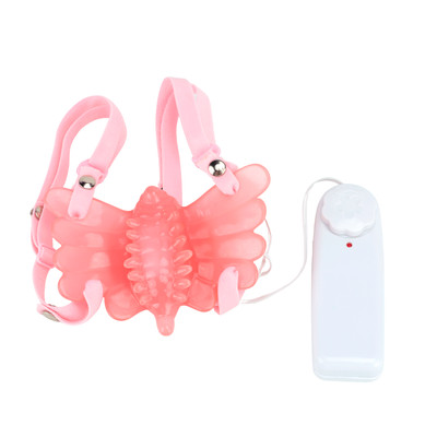 Foto 5 do produto Estimulador Feminino em Forma de Borboleta com Vibração Multivelocidade e Cinta Elástica - Borboleta Mágica | Disponível em 3 Cores
