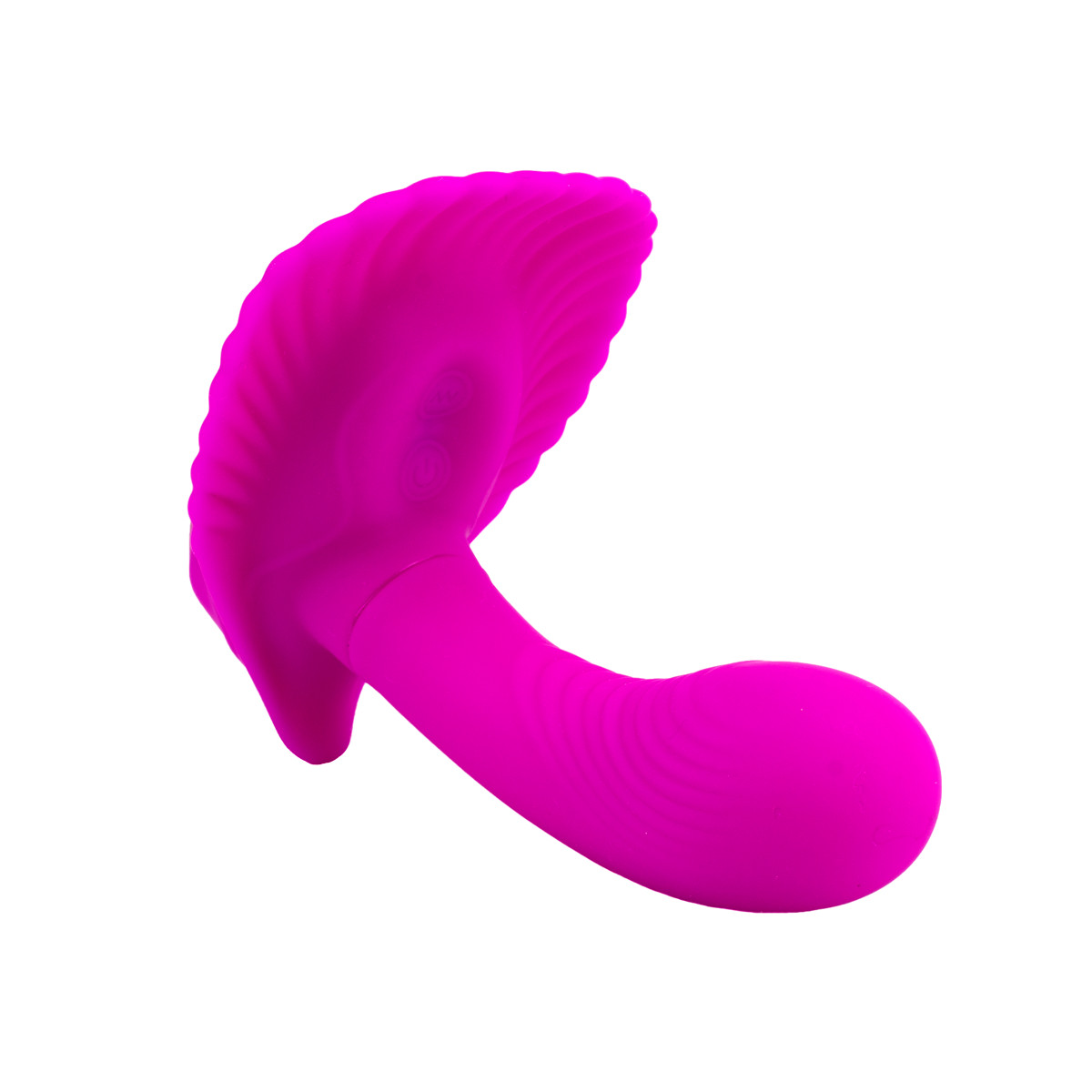 Estimulador em Forma de Concha com Mini Penetrador Texturizado, 10 Modos de Vibração - Pretty Love Fancy Clamshell 2 | 8,8 x 2,8 cm - 2