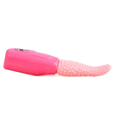 Foto 2 do produto Estimulador em Forma de Língua com 3 Velocidades de Movimento e Cápsula Vibratória - Lybaile Tongue | 9,2 x 4,5 cm