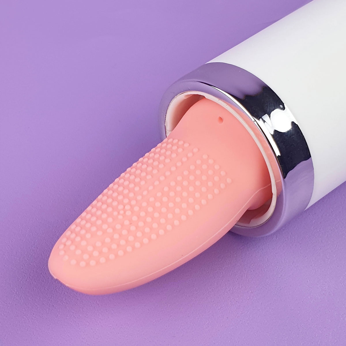 Estimulador com Língua, 7 Movimentos, 3 Modos de Sucção, Função Aquecimento e Massageador com 12 Tipos de Vibração - 25 x 4,5 cm - 3