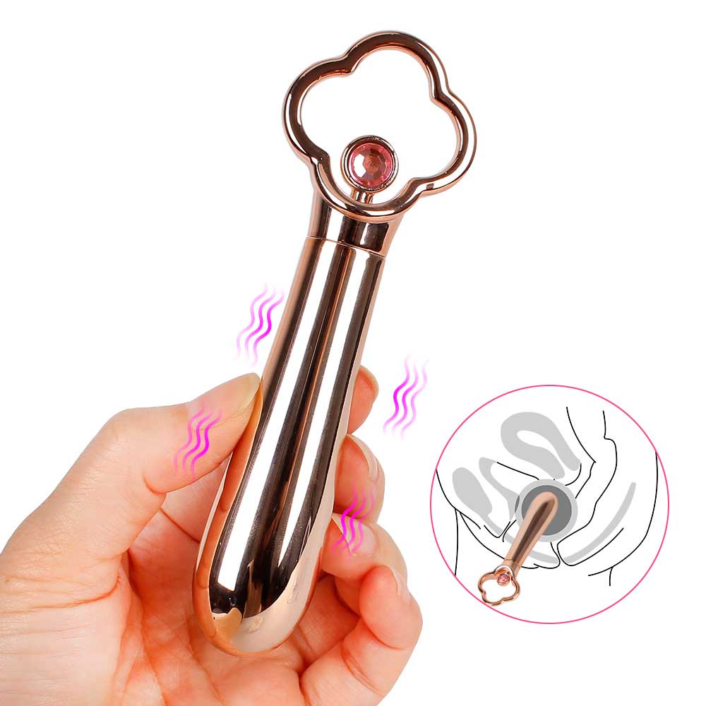 Estimulador Luxuoso com 10 Modos de Vibração e Carregamento via Cabo USB - OMYSKY Heart Of The Ocean | 7,7 x 2,2 cm - 5