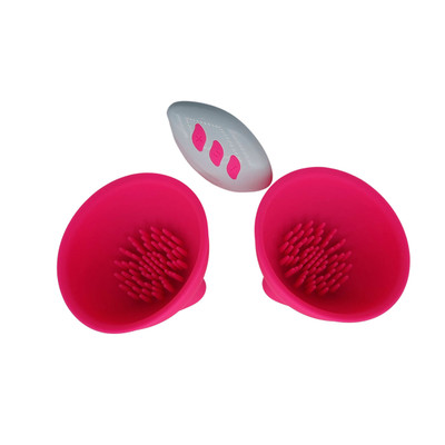 Estimulador de Mamilos Duplo Recarregável em Silicone com 12 Modos de Vibrações - Pleasure Dreams