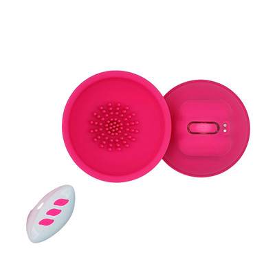 Foto 2 do produto Estimulador de Mamilos Duplo Recarregável em Silicone com 12 Modos de Vibrações - Pleasure Dreams