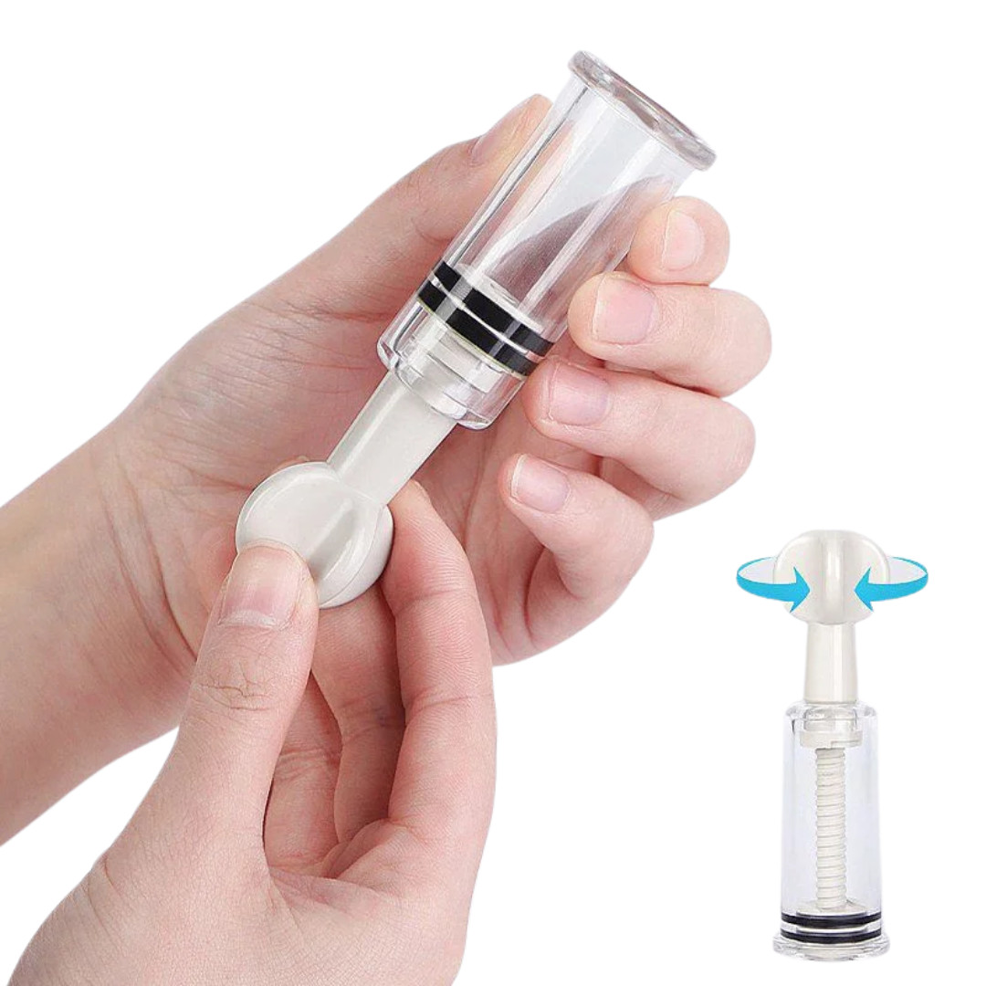 Estimulador de Mamilos com Sucção Manual em Acrílico - 6 x 3 cm - 4