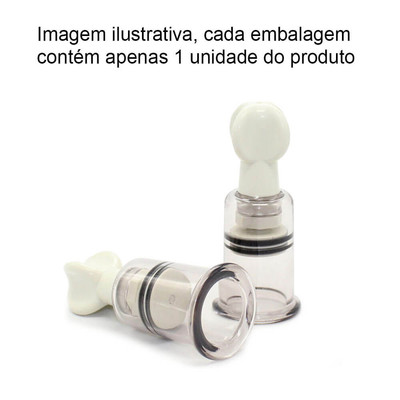 Foto 2 do produto Estimulador de Mamilos com Sucção em Acrílico - 6 x 3 cm