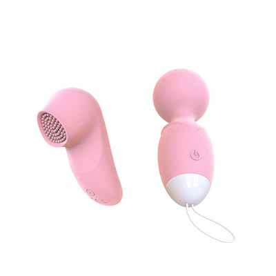 Foto 2 do produto Estimulador Massageador de Clitóris Recarregável com Cerdas Estimuladoras, Função de Aquecimento e 10 Modos de Vibração - NV TOYS Loli