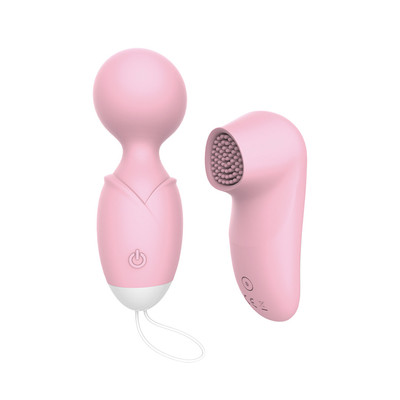 Foto 5 do produto Estimulador Massageador de Clitóris Recarregável com Cerdas Estimuladoras, Função de Aquecimento e 10 Modos de Vibração - NV TOYS Loli