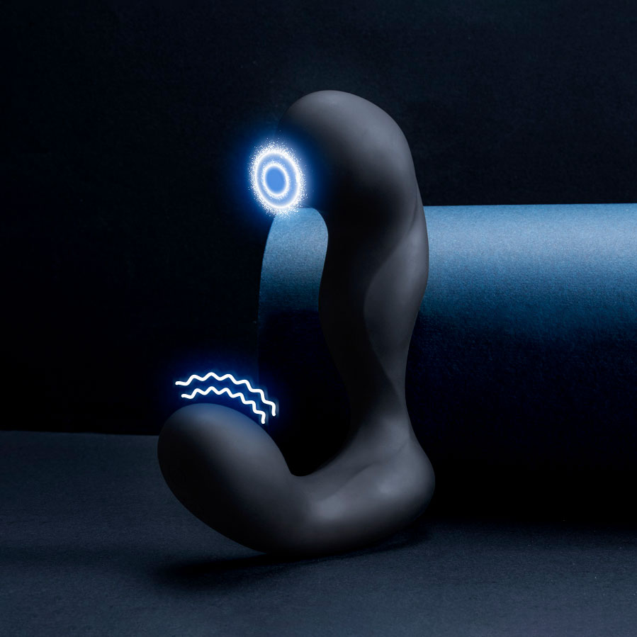 Estimulador Massageador de Próstata e Períneo em Silicone com 7 Modos de Vibração e Interação por App - Svakom Iker | 9,5 x 3,5 cm - 2