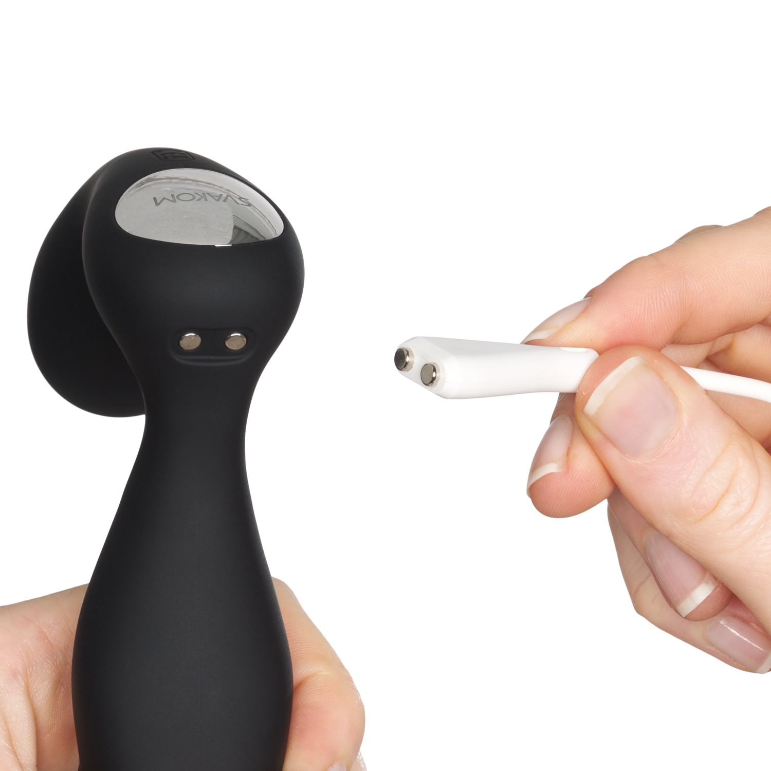 Estimulador Massageador de Próstata e Períneo em Silicone com 7 Modos de Vibração e Interação por App - Svakom Iker | 9,5 x 3,5 cm - 7