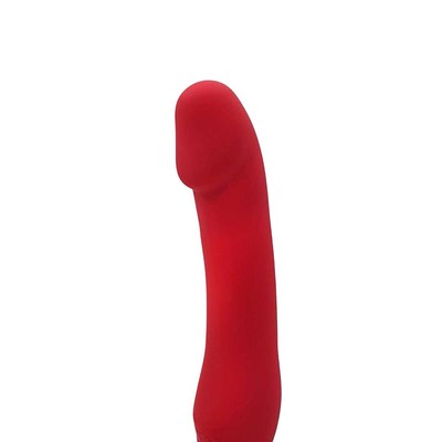Foto 8 do produto Estimulador com Penetrador strapless em Silicone com 10 Modos de Vibração, 10 Movimentos e Recarregável - Pleasure Dreams | 15 x 3,6 cm | Disponível em 2 Cores