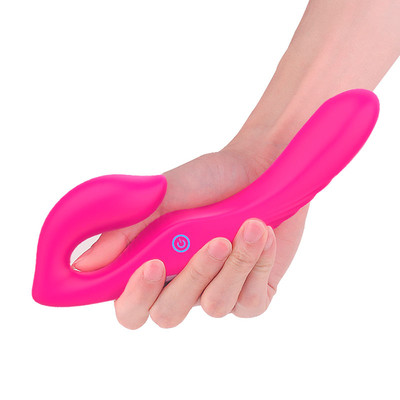 Foto 5 do produto Estimulador com Penetrador Strap-on em Silicone com 9 Modos de Vibração com Controle Remoto Sem Fio, Recarregável - S-Hande Nami-RCT | 15 x 3,3 cm | Disponível em 2 Cores