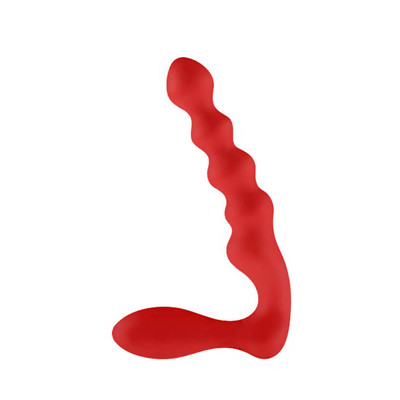Foto 4 do produto Estimulador com Penetrador Strapless Escalonado em Silicone - 18 x 3,7 cm