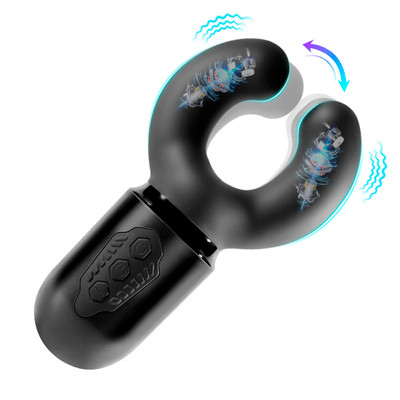 Estimulador Peniano com 10 Modos de Vibração, 10 Movimentos de Compressão Pulsante e Recarregável - Carl Pênis Massager