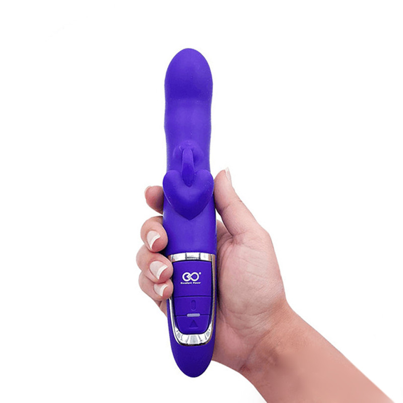 Estimulador de Ponto G e de Clítoris Recarregável em Silicone com 10 Modos de Vibrações e Nódulo Massageador - QuickShot High Power Vibration | 22,5 x 3,5 cm | Disponível em 3 Cores - 5