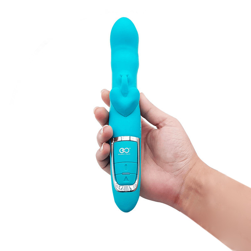 Estimulador de Ponto G e de Clítoris Recarregável em Silicone com 10 Modos de Vibrações e Nódulo Massageador - QuickShot High Power Vibration | 22,5 x 3,5 cm | Disponível em 3 Cores - 3