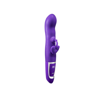 Foto 4 do produto Estimulador de Ponto G e de Clítoris Recarregável em Silicone com 10 Modos de Vibrações e Nódulo Massageador - QuickShot High Power Vibration | 22,5 x 3,5 cm | Disponível em 3 Cores
