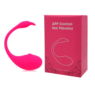 Estimulador de Ponto G e Clitóris Recarregável em Silicone com 4 Modos de Vibração e Controle Por Aplicativo à Distancia - Vivid TadPole FoLove - 21,5 x 3,6 cm