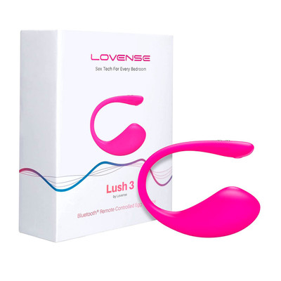 Foto 2 do produto Estimulador de Ponto G e Clitóris Recarregável em Silicone com 7 Modos de Vibração e Controle Por Aplicativo à Distancia - Lovense Lush III | 20,5 x 3,6 cm