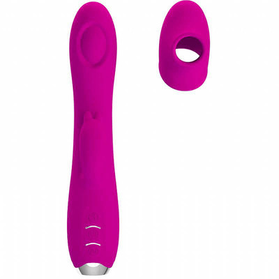 Foto 3 do produto Vibrador de Ponto G e Clítoris Recarregável com 12 Modos de Vibração, Capa e 3 Níveis de Pulsação - Pretty Love Regina | 12,1 x 3,3 cm | Disponível em 2 Cores