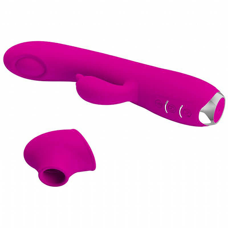 Vibrador de Ponto G e Clítoris Recarregável com 12 Modos de Vibração, Capa e 3 Níveis de Pulsação - Pretty Love Regina | 12,1 x 3,3 cm | Disponível em 2 Cores - 4