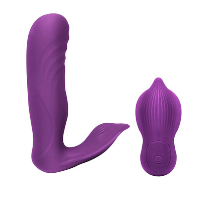 Foto 2 do produto Estimulador de Ponto G e Clitóris em Silicone com 10 Modos de Vibração Potentes e Controle Remoto - Pleasure Dreams | 12 x 3,3 cm