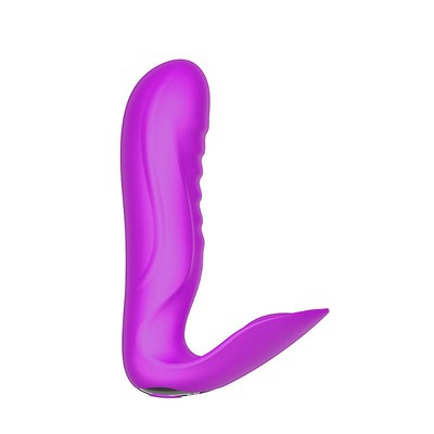 Foto 10 do produto Estimulador de Ponto G e Clitóris com Texturas em Silicone, 10 Modos de Vibração e Controle Remoto - SI | 11 x 3 cm | Disponível em 2 Cores