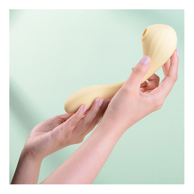Vibrador de Ponto G e Estimulador de Clítoris com 10 Modos de Vibração e Sucção, Recarregável e App Control - Magic Motion Bobi | Disponível em 2 Cores