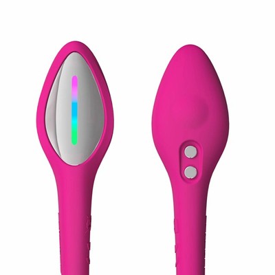 Foto 4 do produto Estimulador de Ponto G em Silicone com 7 Modos de Vibração , Luz de Led, Recarregável e Controle por Aplicativo - Lovense Lush 4