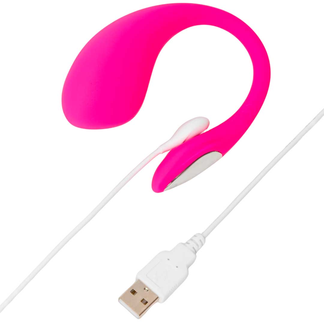 Estimulador de Ponto G em Silicone com 7 Modos de Vibração , Luz de Led, Recarregável e Controle por Aplicativo - Lovense Lush 4 - 5