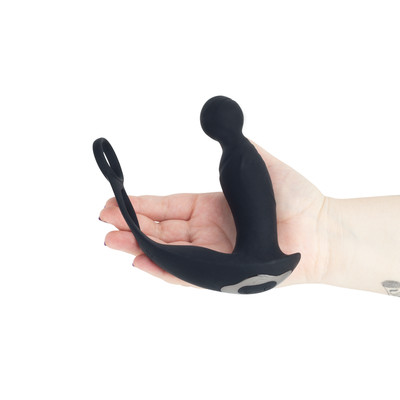 Estimulador de Próstata com 9 Modos de Vibração, Rotação, Controle Remoto e Recarregável - Bump Orgasm | 13 x 3,5 cm