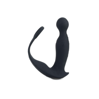 Foto 2 do produto Estimulador de Próstata com 9 Modos de Vibração, Rotação, Controle Remoto e Recarregável - Bump Orgasm | 13 x 3,5 cm