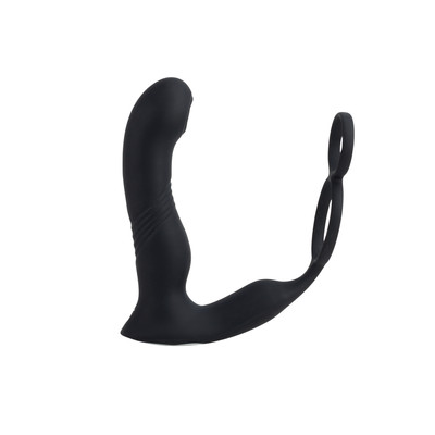 Foto 2 do produto Estimulador de Próstata com 9 Modos de Vibração com "Batidinhas", Movimentos de Vai e Vem, Controle Remoto e Recarregável - Bump Orgasm | 13,7 x 3,5 cm